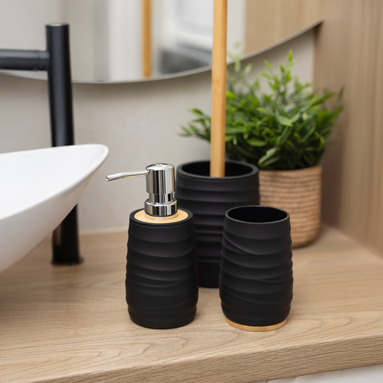 Szczotka toaletowa AZURO czarna